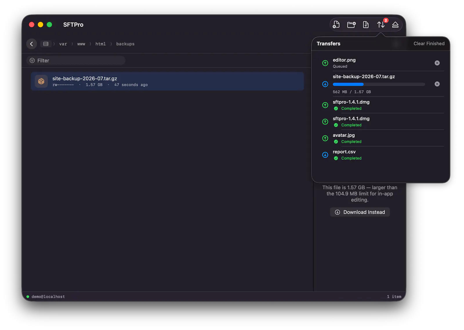 SFTPro screenshot 4