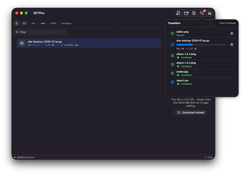SFTPro screenshot 4
