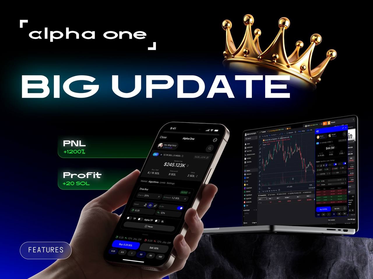 Alpha One - La criptovaluta più veloce è proprio in telegramma media 2