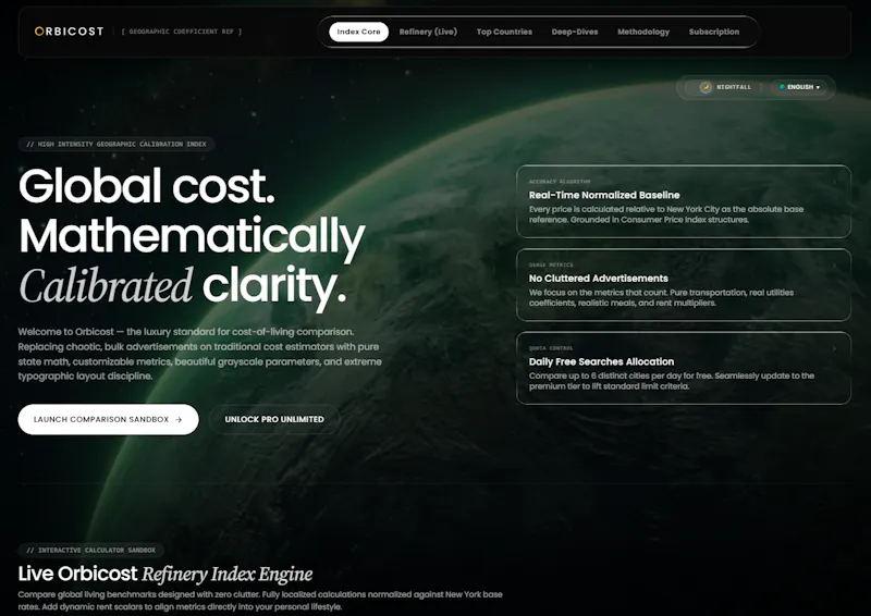 orbicost screenshot 1