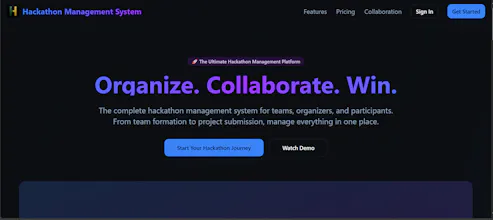 Hackathon Management System gallery image