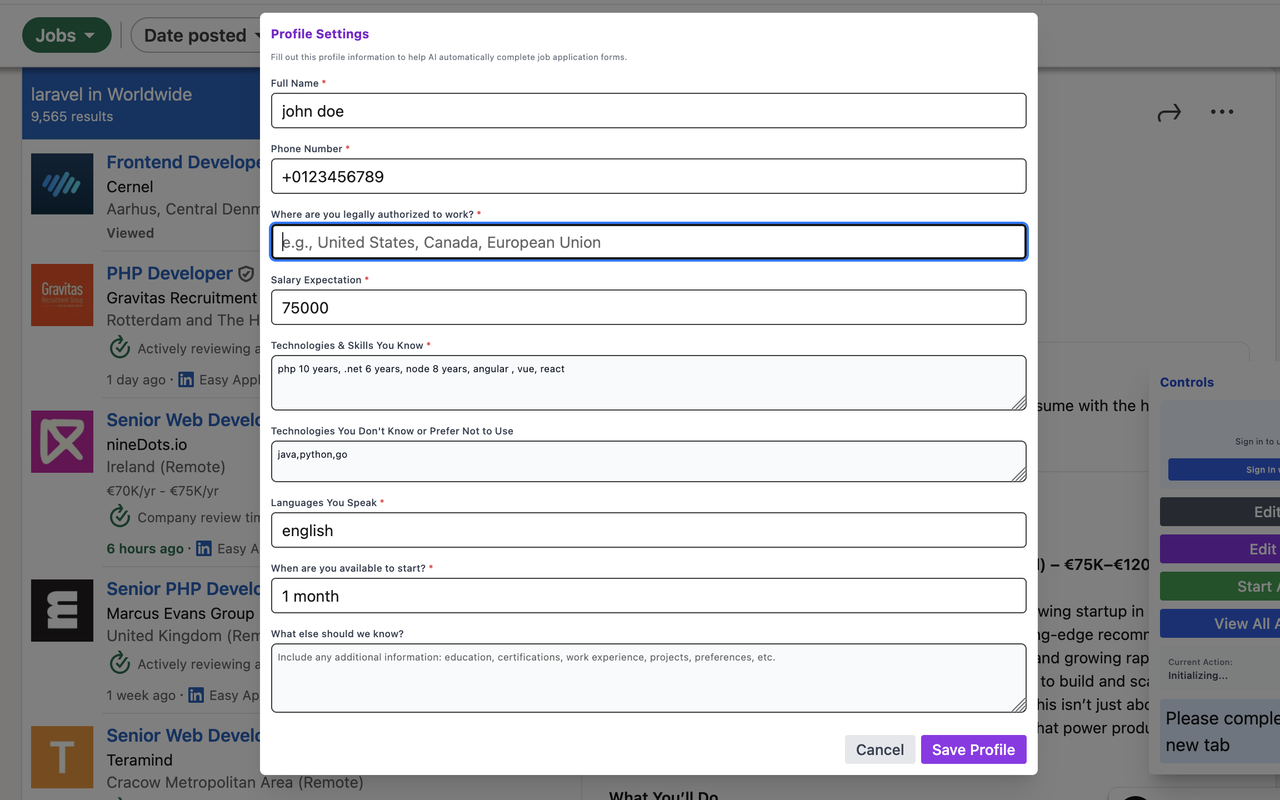 Applyflux - Screenshot 3 showing product features and functionality