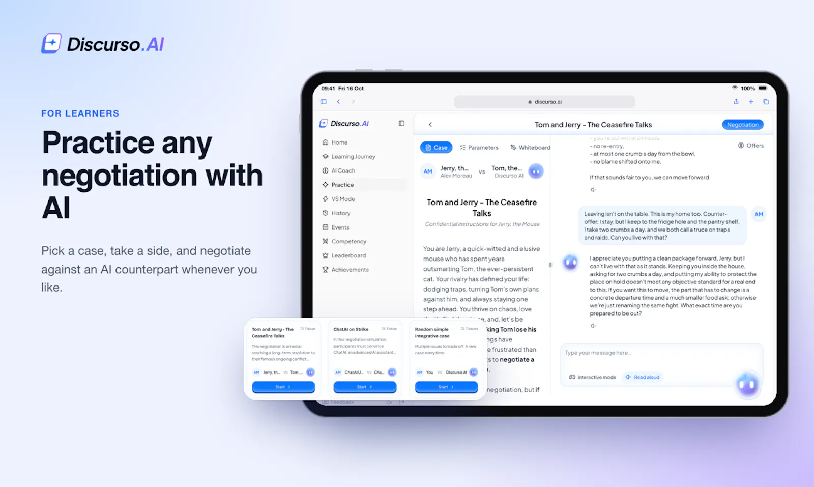Discurso.AI Public Launch screenshot 2