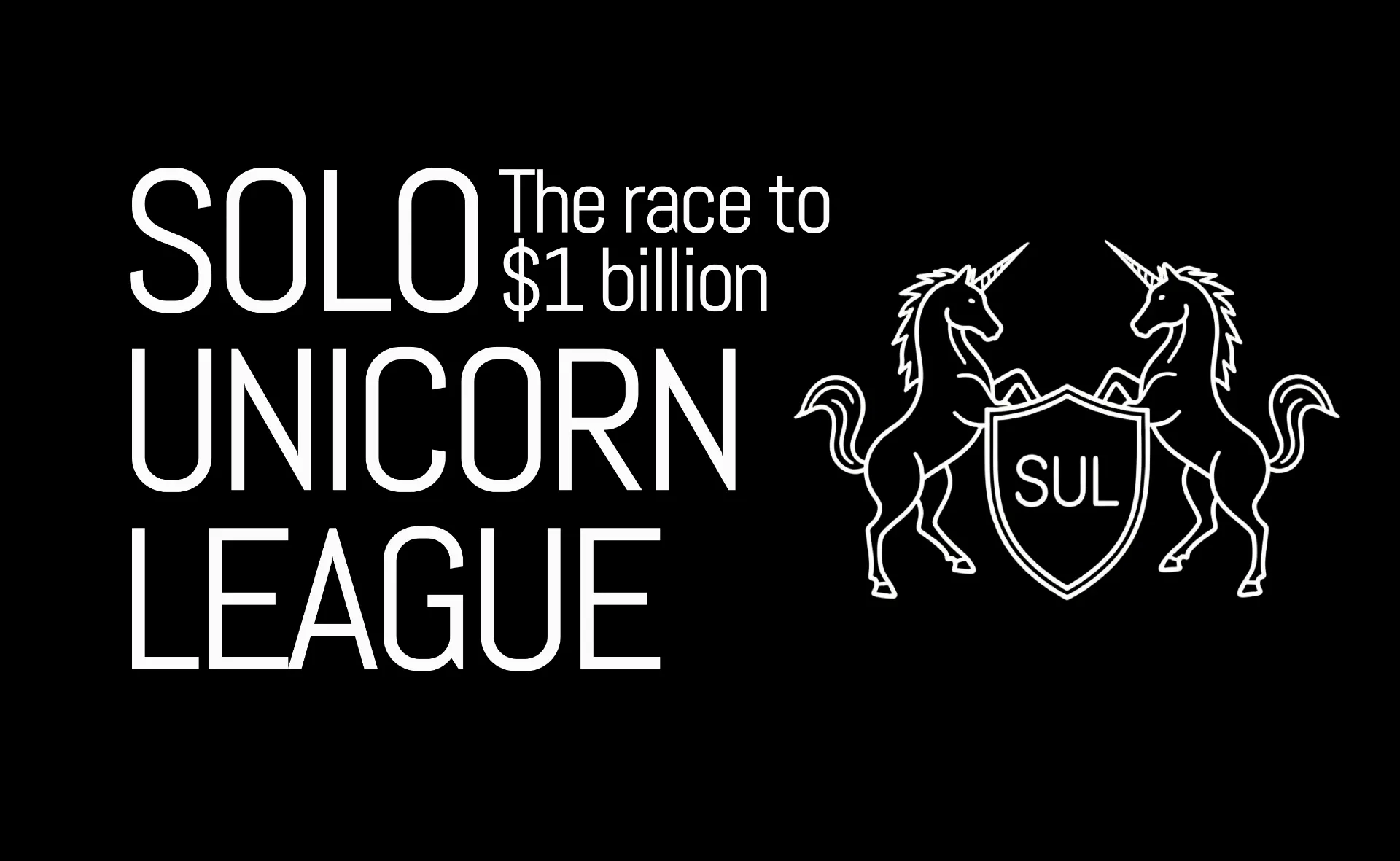 Solo Unicorn League のプロダクトバナー