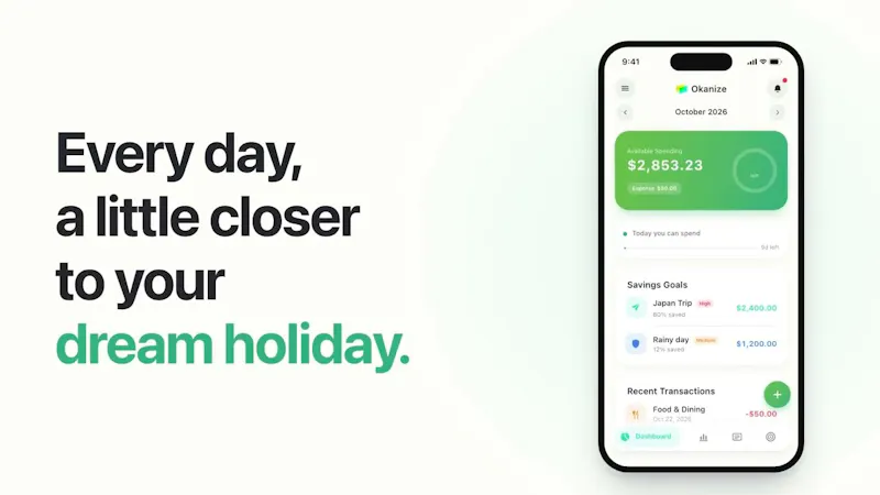 Okanize: Split, Settle and Manage money screenshot 1 (video preview)