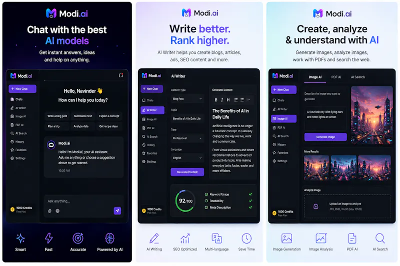 Modi.ai screenshot 2