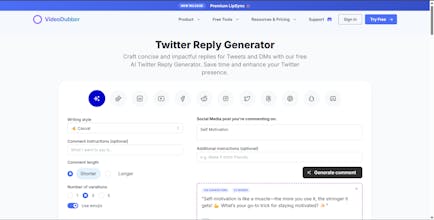 Twitter Reply Generator gallery image