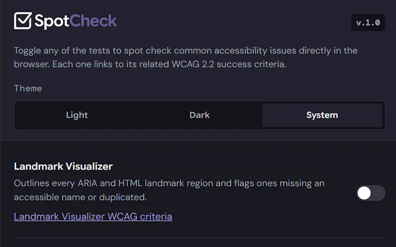 SpotCheck screenshot 2