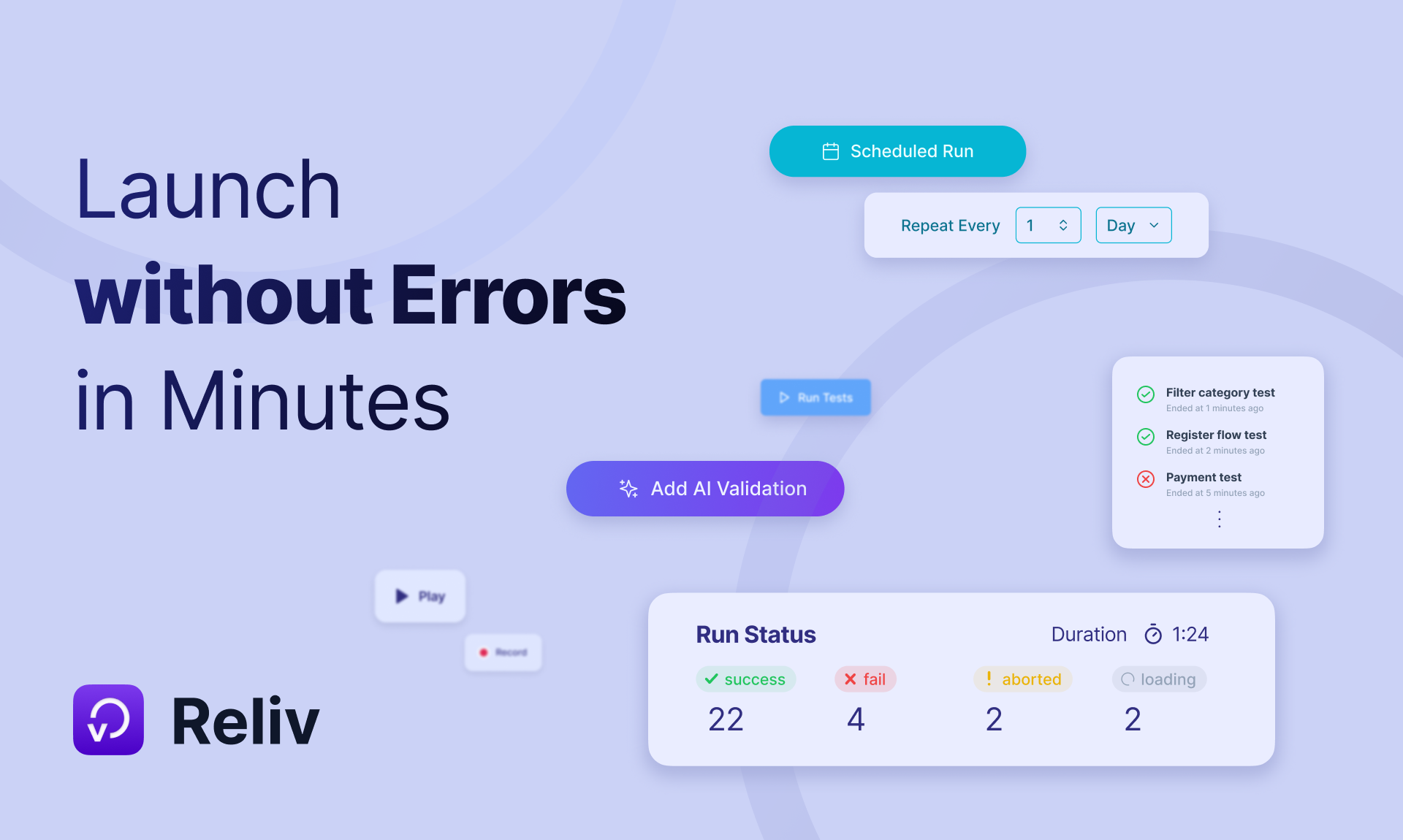 startuptile Reliv-Fastest QA Automation for Startups