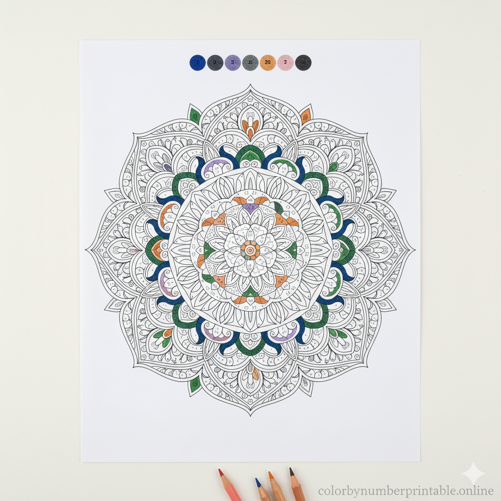 Média Pages de couleur imprimables gratuites - Imprimables gratuits et de haute qualité de couleur par nombre 4