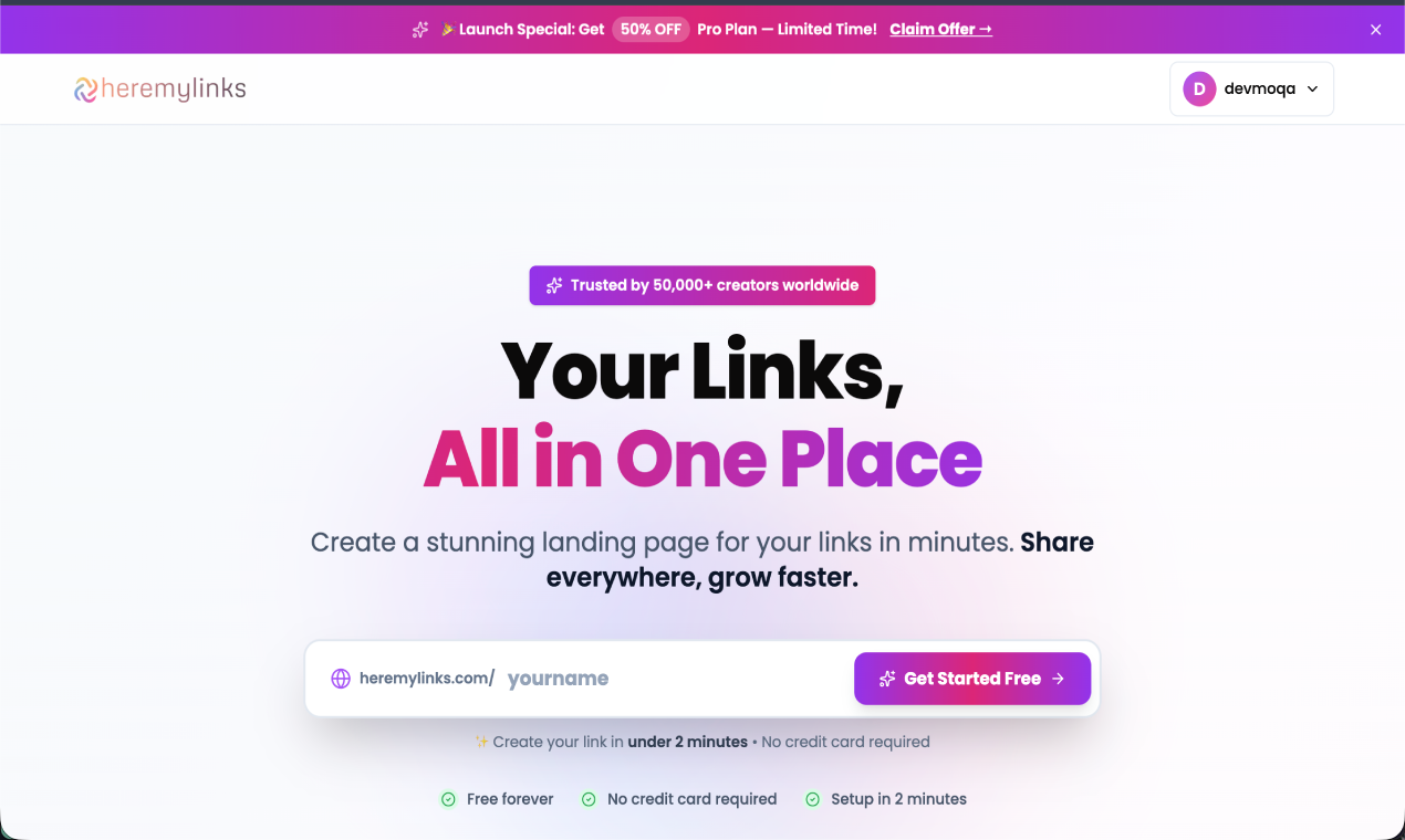 HereMyLinks gallery image