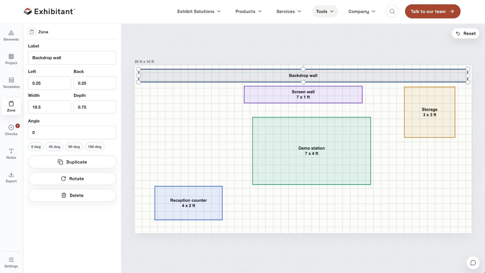 Trade Show Booth Layout Builder screenshot 2