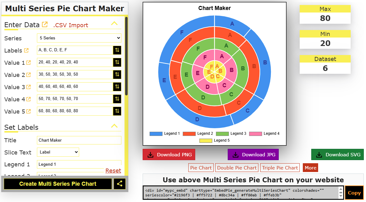 Pie Chart Maker gallery image