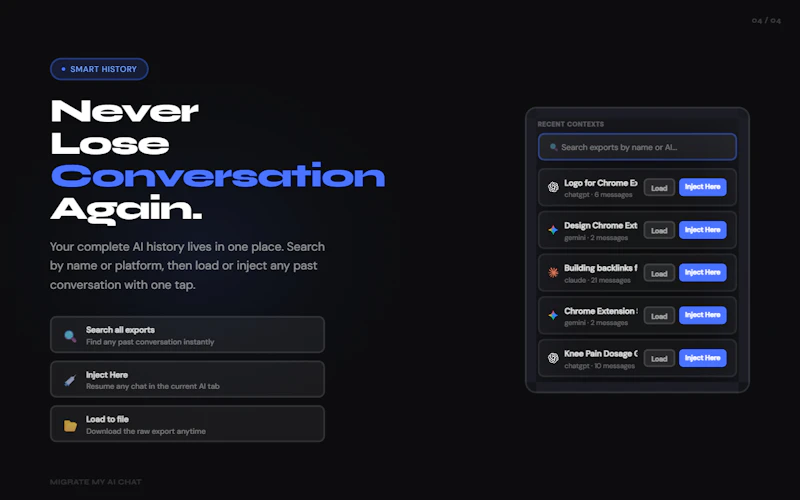 Migrate My AI Chat - Switch AI Instantly screenshot 4