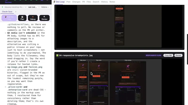 Klaussy Desktop screenshot 1 (video preview)
