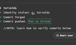 Spoof Commits on GitHub. From Anyone. image