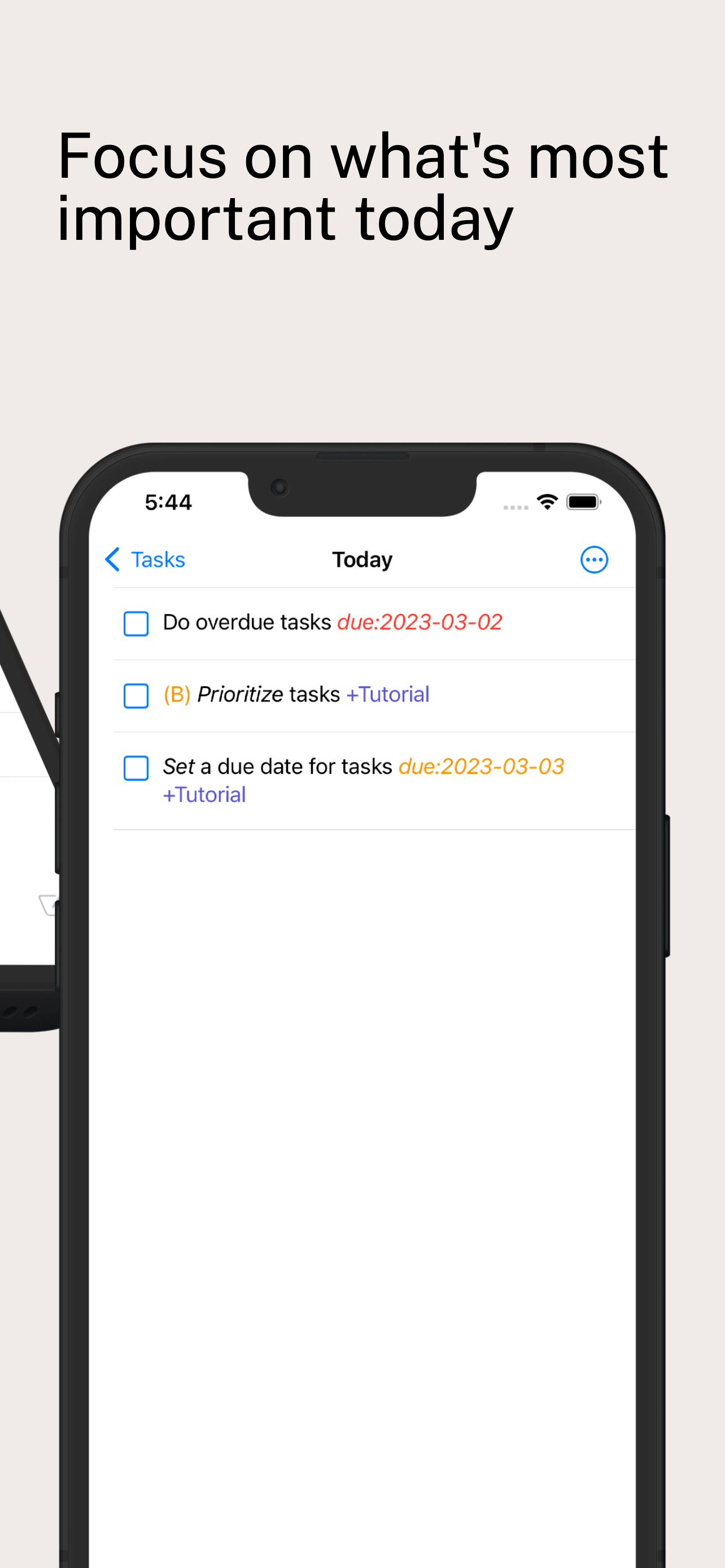 Todooo für todo.txt - Eine moderne todo.txt -App für iOS Medien 4