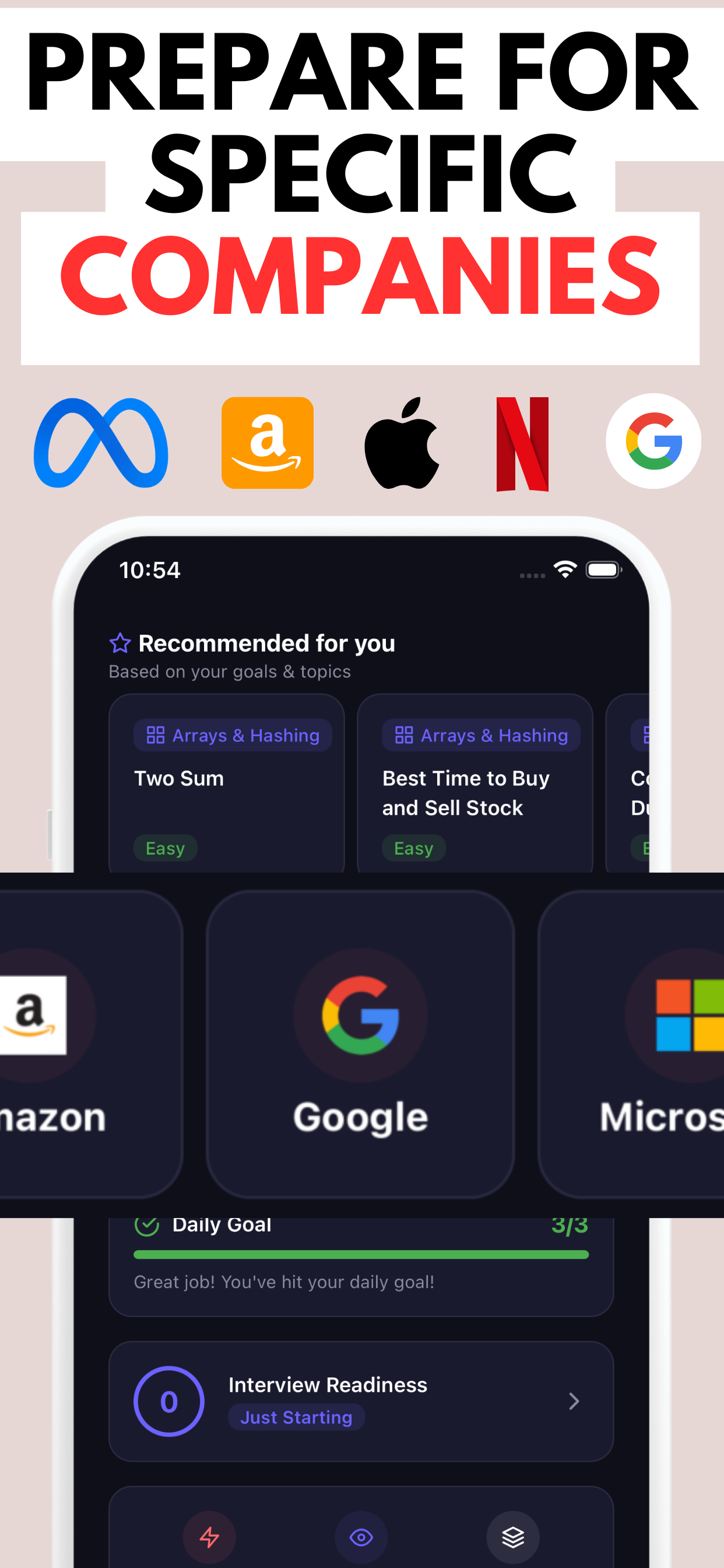 PocketDSA - AI Coding Interview Prep - Main product screenshot demonstrating key features and user interface