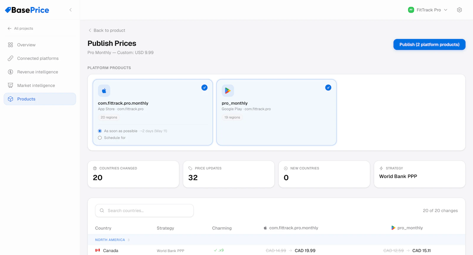 BasePrice screenshot 4