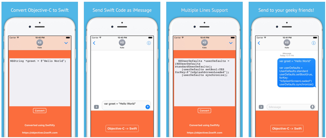 Swiftify for iMessages gallery image