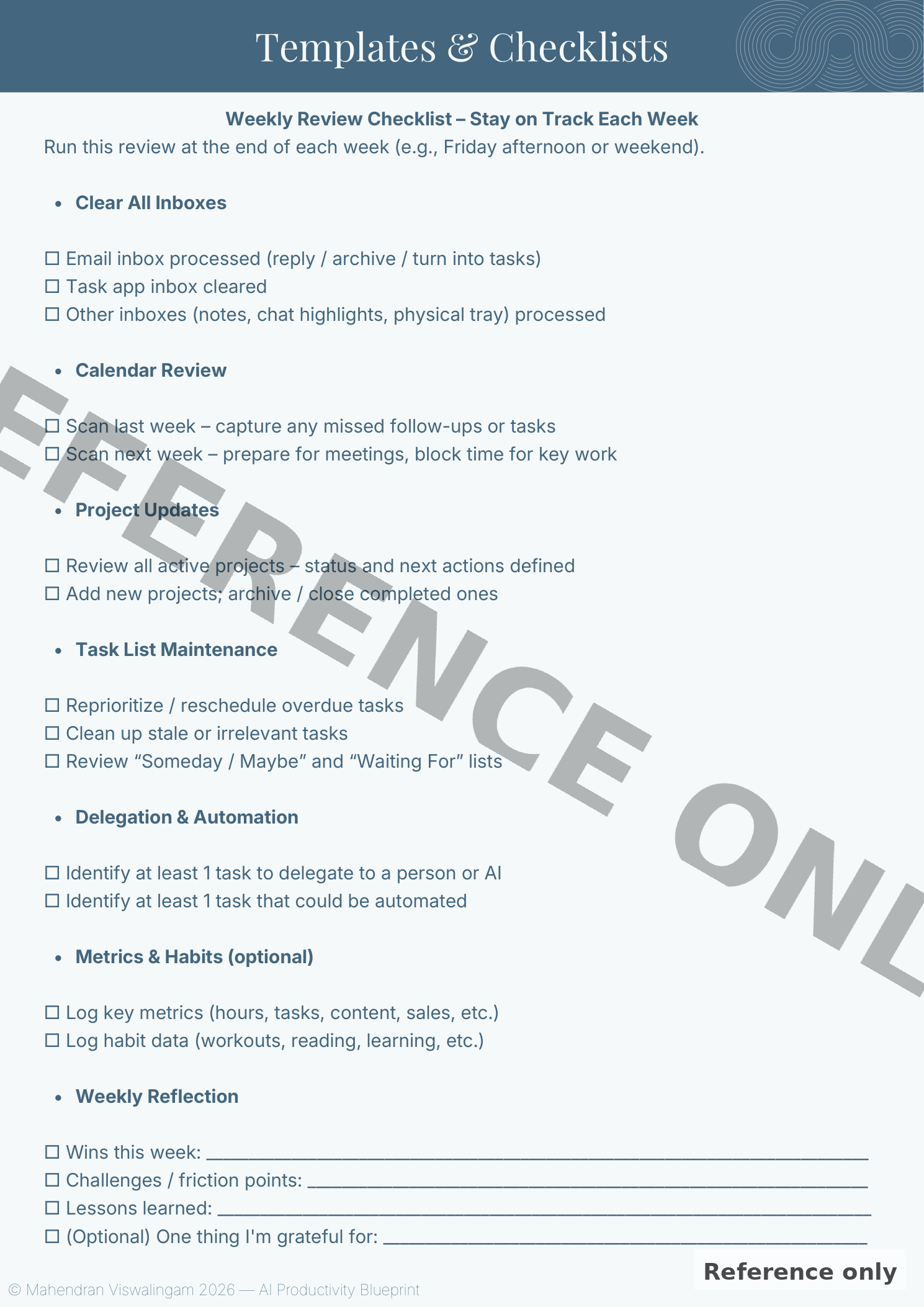 AI Productivity Blueprint gallery image