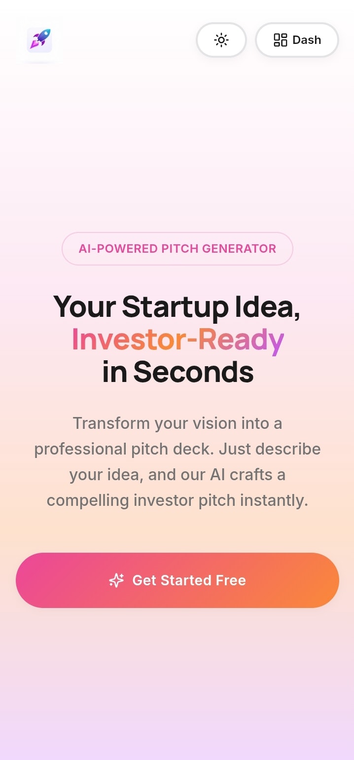Pitchly - Main screenshot showing features and interface