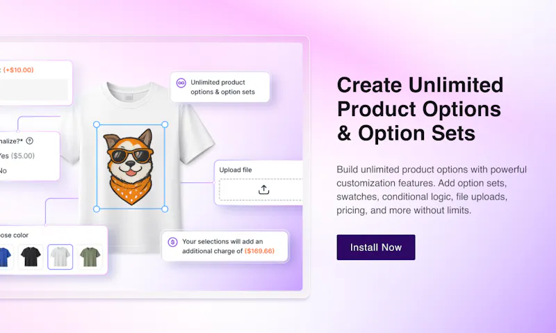 Optionia Product Options App screenshot 3