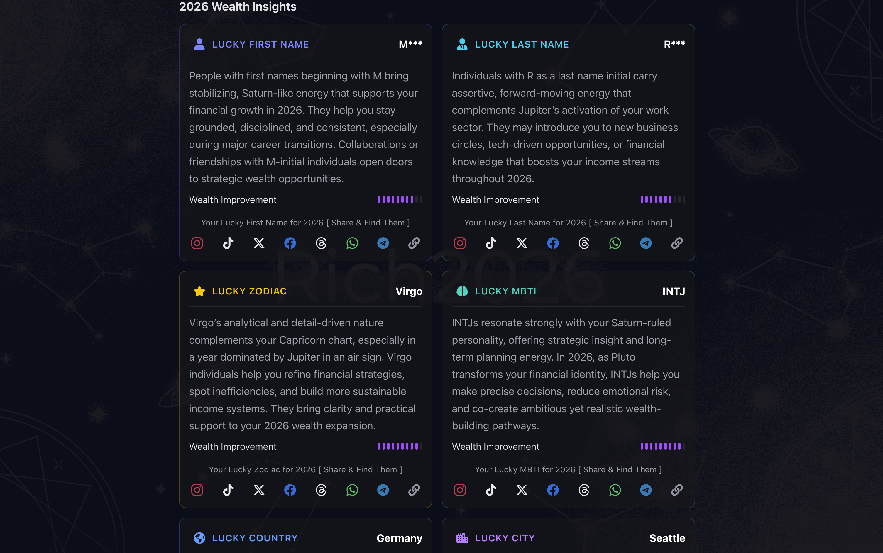 Rich2026 - Screenshot 3 showing product features and functionality