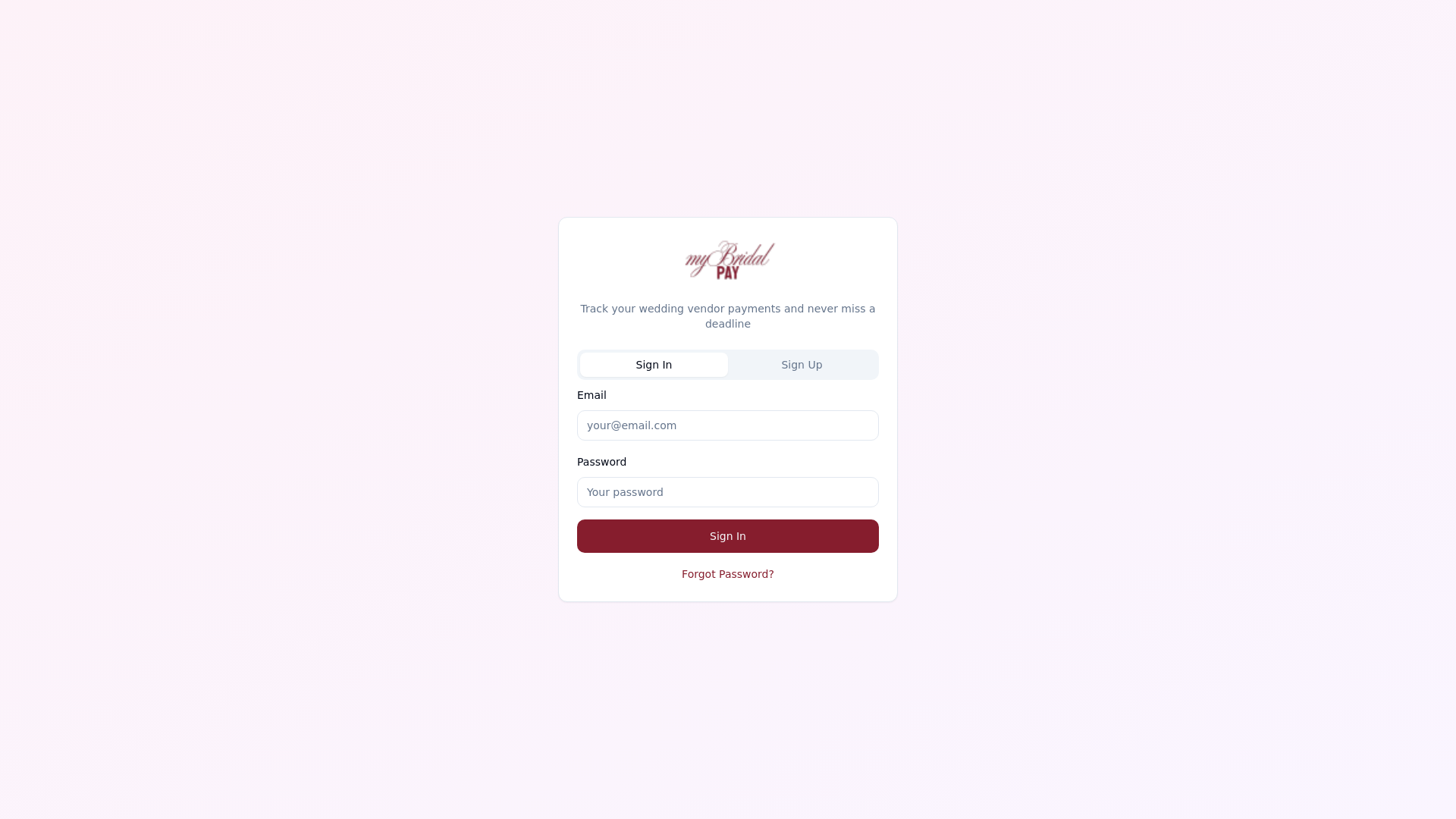 Média mybridalpay - Tracker de budget de mariage gratuit pour les couples et les planificateurs de mariage 1