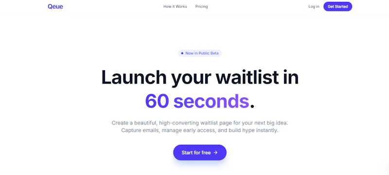 Qeue screenshot 1