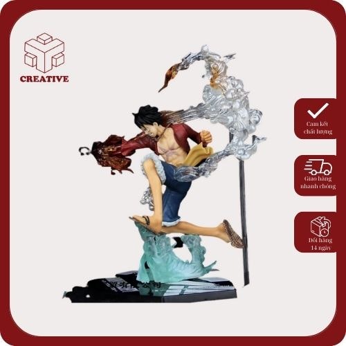 Mô hình thuyền trưởng luffy mũ rơm media 5