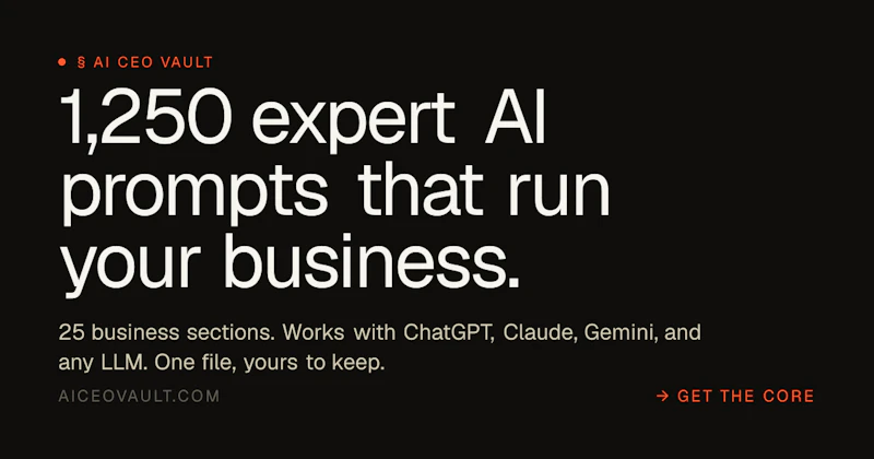 AI CEO Vault screenshot 1