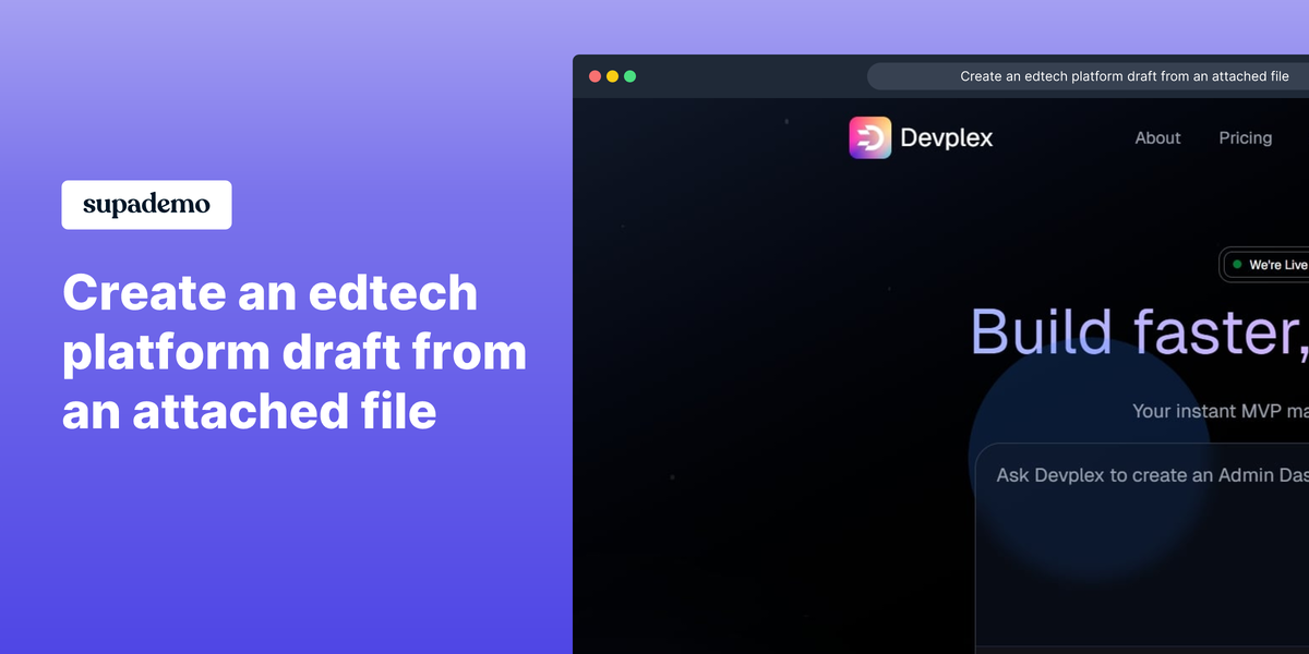 Media Devplex AI - Bina aliran kerja yang lebih bijak -mari AI mengendalikan kerumitan. 1