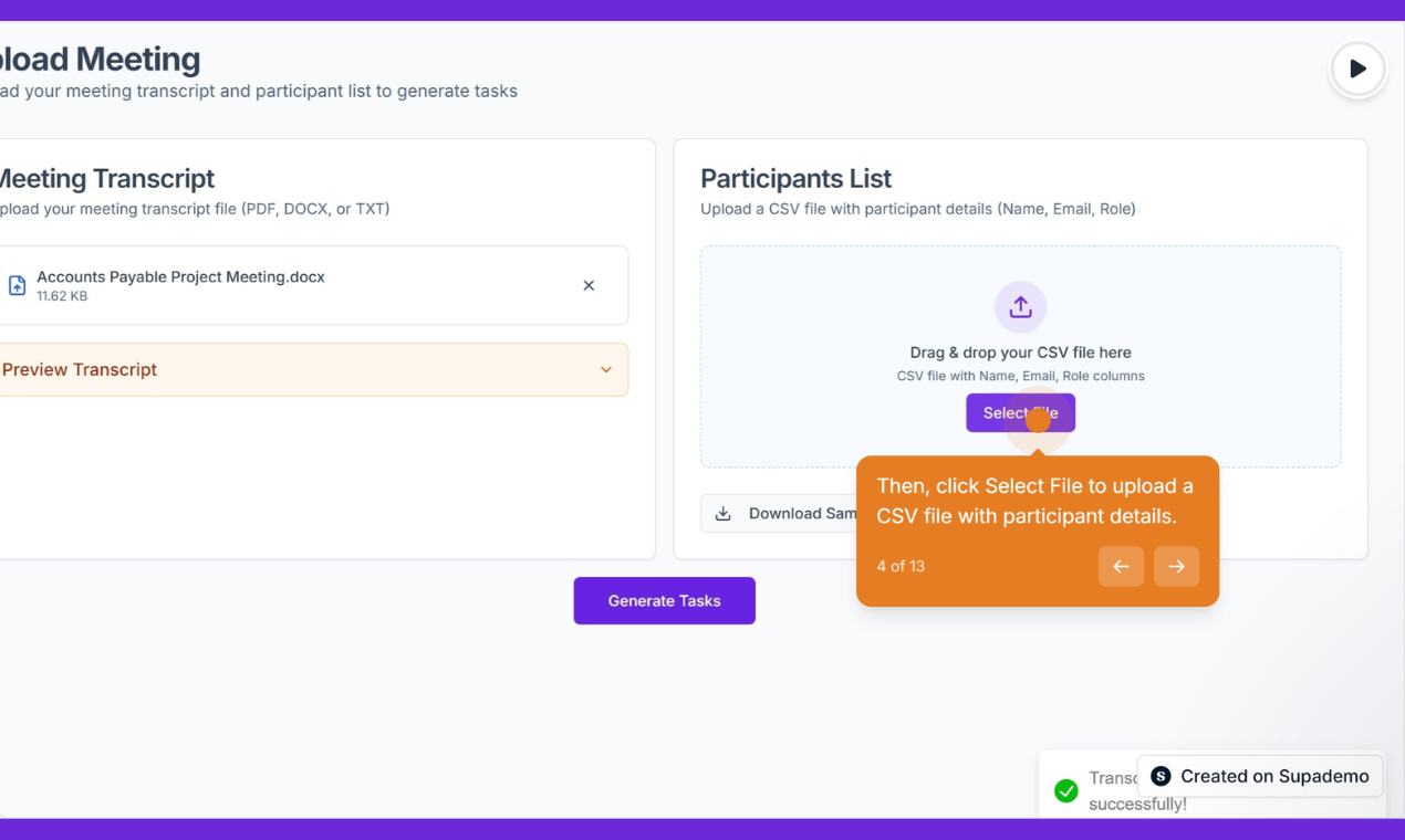TaskIQ - Meeting tasks by email - Screenshot 4 showing product features and functionality