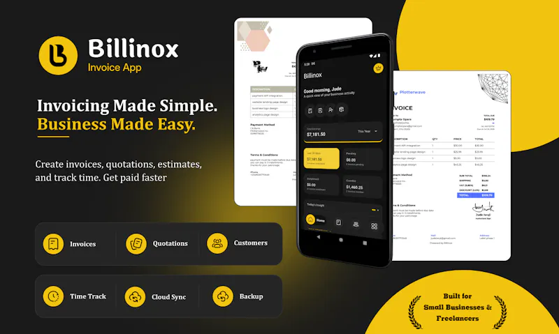 Billinox - Invoice App screenshot 2
