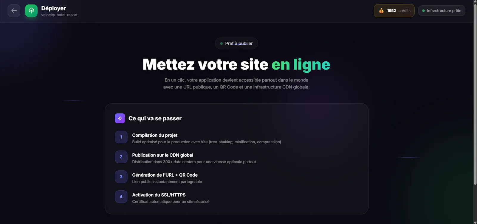 Velocity — Créez  Web & Mobile avec l'IA screenshot 9