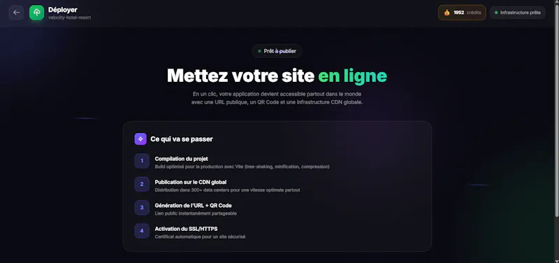 Velocity — Créez  Web & Mobile avec l'IA screenshot 9