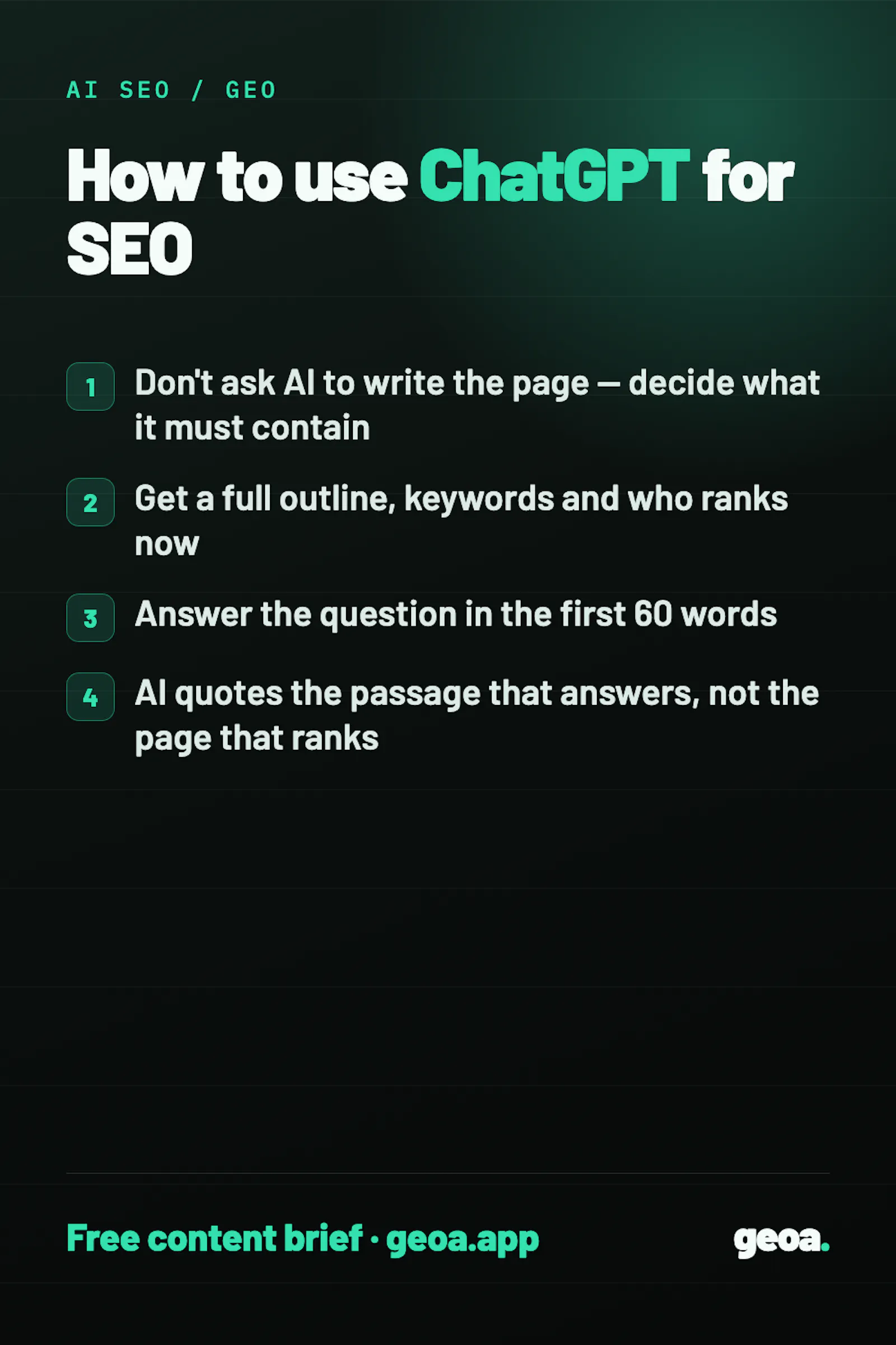 Geoa screenshot 2