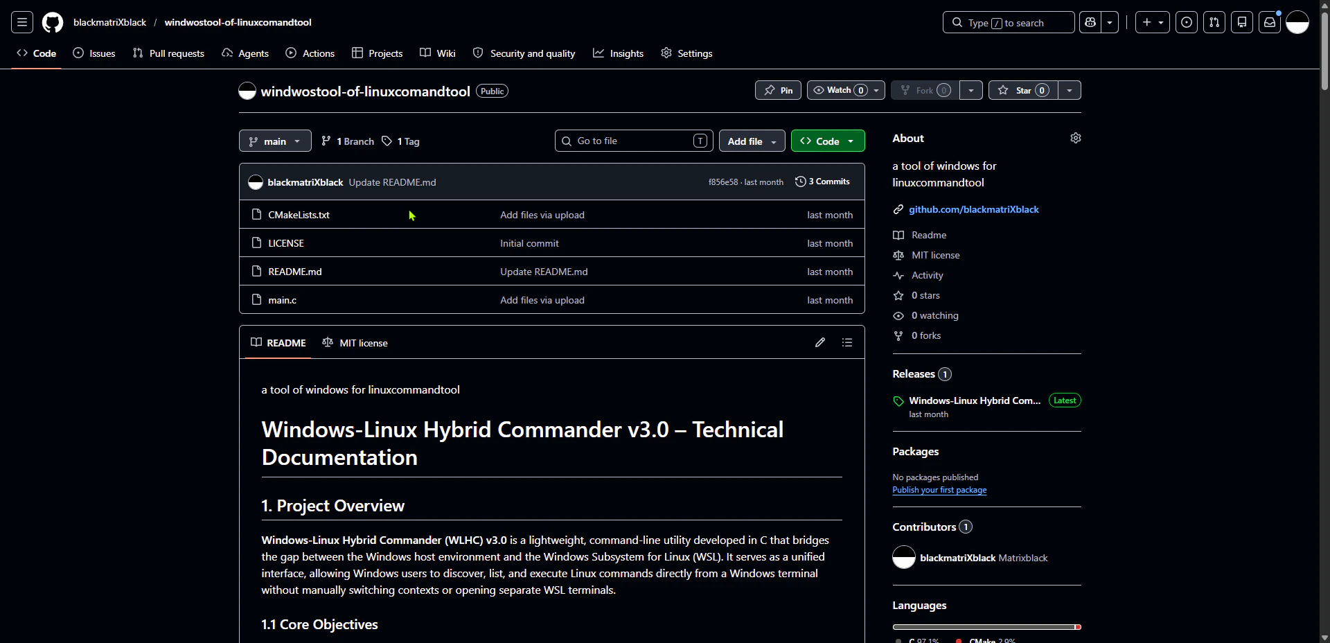 windwostool-of-linuxcomandtool screenshot 2