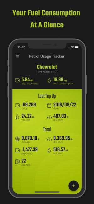 Fuel Usage Tracker gallery image