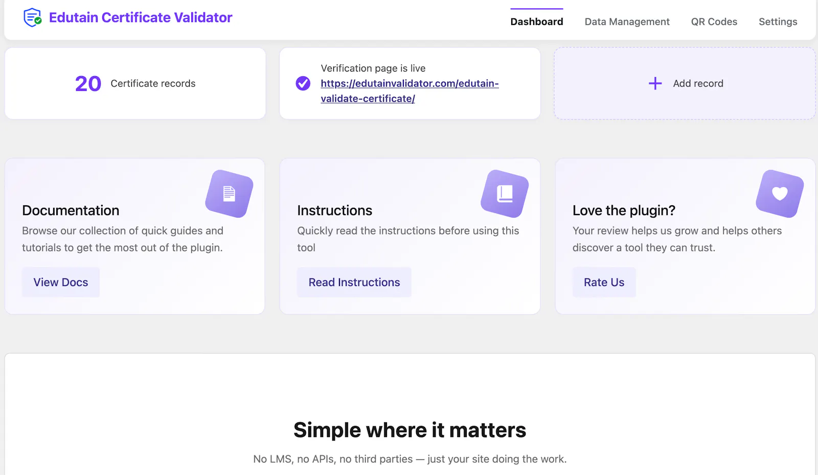Edutain Certificate Validator screenshot 5
