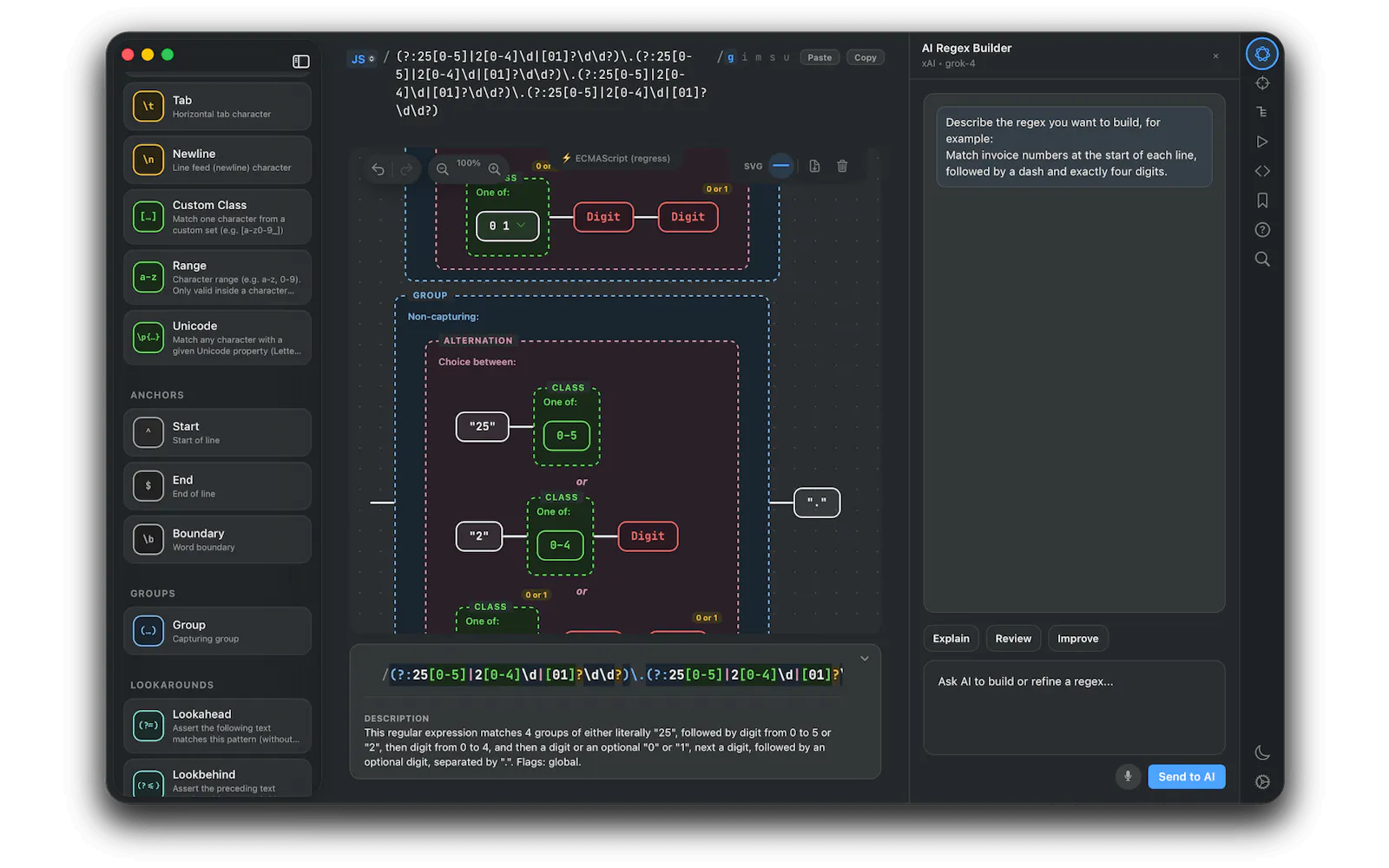 RegexPilot screenshot 5