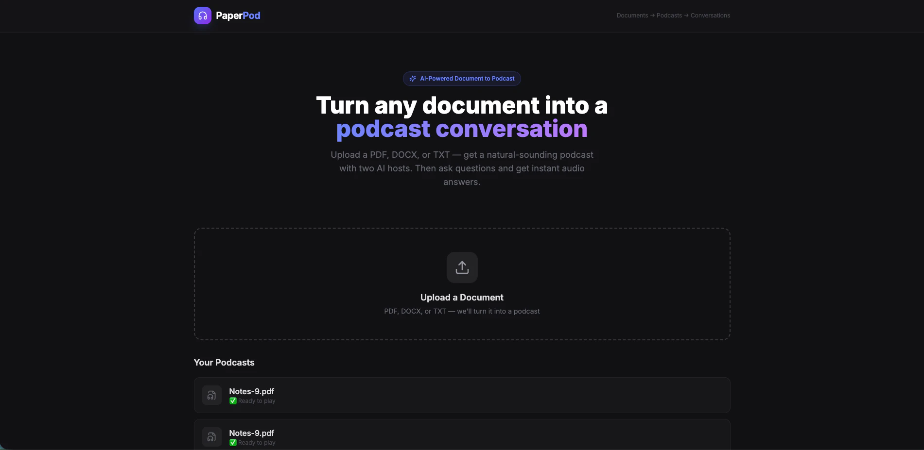 PaperPod logo
