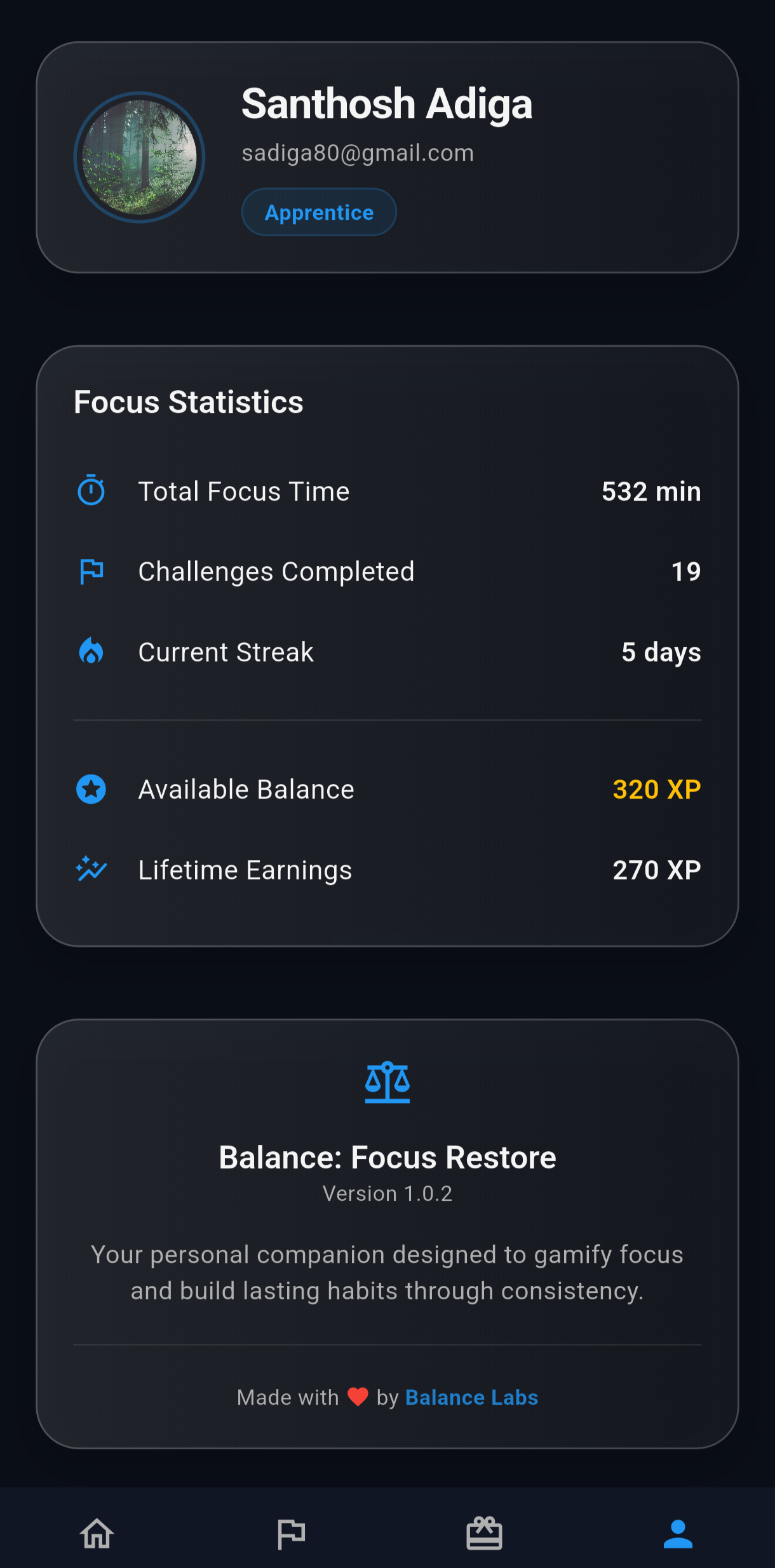 Balance: Focus Restore gallery image
