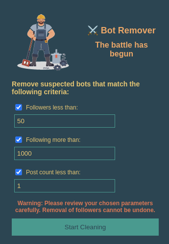 X Bot Remover media 2