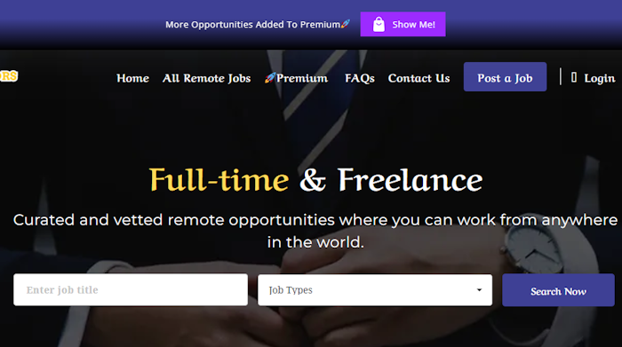 Remote Jobs By Startupvisors产品图