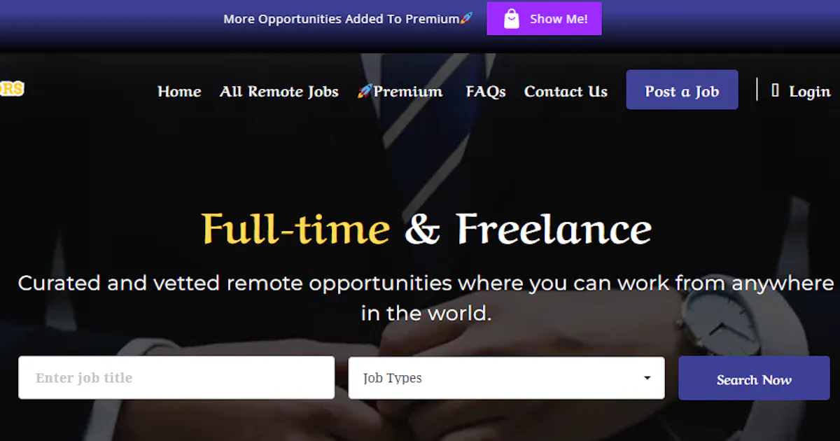 Remote Jobs By Startupvisors