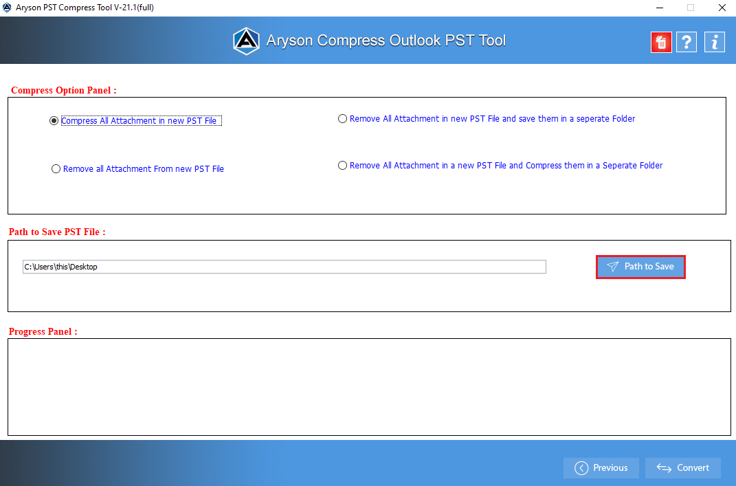 Aryson PST Compress Tool gallery image