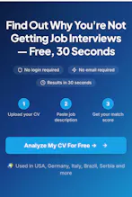 CV Optimizer — Match Your CV to Any Job gallery image