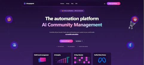 Dropapost โ AI Social Media Manager gallery image